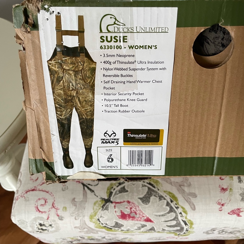Waders Women’s sz 6 Ducks Unlimited NWT